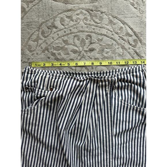 Vintage Women's Michael Kors Collection Striped Cotton Skirt Made in Italy 90s S - Picture 6 of 10